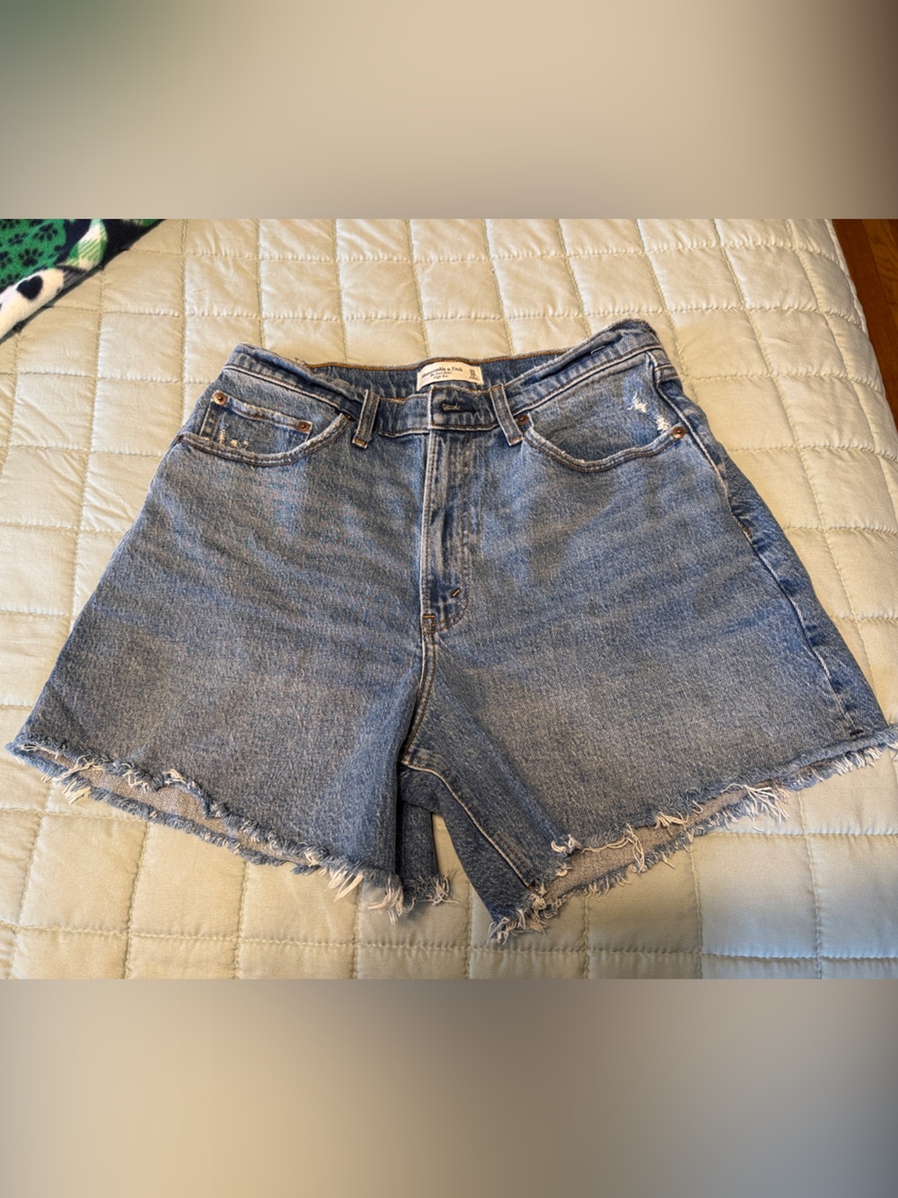 Abercrombie & Fitch Curve Love Jean Shorts